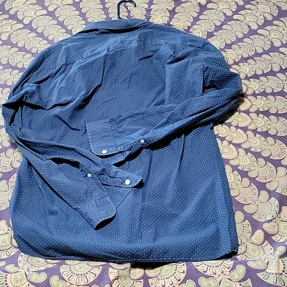 J. CREW Dots Buttondown